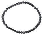 Couverture du livre « Bracelet hematite perles rondes 4 mm » de  aux éditions Dg-exodif