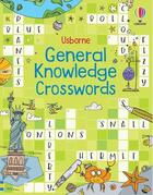 Couverture du livre « General knowledge crosswords » de Phillip Clarke et The Pope Twins aux éditions Usborne