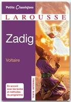 Couverture du livre « Zadig » de Voltaire aux éditions Larousse