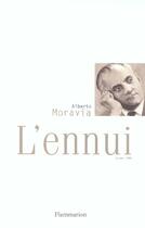 Couverture du livre « L'ennui » de Alberto Moravia aux éditions Flammarion