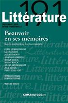 Couverture du livre « Litterature n 191 (3/2018) beauvoir en ses memoires » de  aux éditions Armand Colin