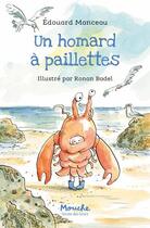 Couverture du livre « Un homard à paillettes » de Ronan Badel et Edouard Manceau aux éditions Ecole Des Loisirs