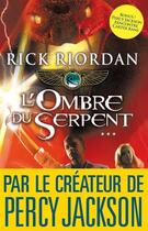 Couverture du livre « L'Ombre du serpent » de Rick Riordan aux éditions Albin Michel