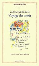 Couverture du livre « Voyage des mots » de Giovanni Dotoli aux éditions Alain Baudry Et Compagnie