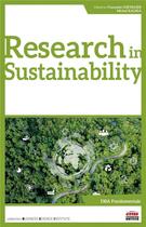 Couverture du livre « Research in sustainability » de Kalika/Michel et Francoise Chevalier et Collectif aux éditions Ems