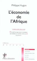 Couverture du livre « L'économie de l'Afrique » de Philippe Hugon aux éditions La Decouverte