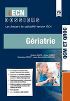 Couverture du livre « IECN DOSSIERS GERIATRIE » de Gafsi-Huber-Ferry aux éditions Vernazobres Grego