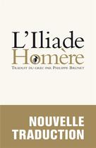 Couverture du livre « L'Iliade » de Homere aux éditions Seuil