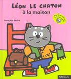 Couverture du livre « Leon Le Chaton A La Maison » de Francoise Racine aux éditions Nathan