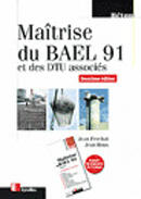 Couverture du livre « Maîtrise du BAEL 91 et des DTU associés » de Jean Perchat aux éditions Eyrolles