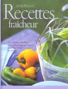 Couverture du livre « Cuisine Fraicheur » de Anne Willam aux éditions Marabout