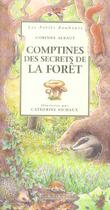 Couverture du livre « Comptines des secrets de la foret » de Albaut/Fichaux aux éditions Actes Sud