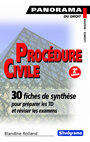 Couverture du livre « Procédure civile (2e édition) » de Blandine Rolland aux éditions Studyrama