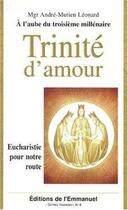 Couverture du livre « Trinite d'amour » de  aux éditions Emmanuel