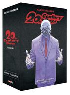 Couverture du livre « 20th century boys - perfect edition : coffret Tomes 1 et 2 » de Naoki Urasawa aux éditions Panini