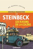 Couverture du livre « Les raisins de la colère » de John Steinbeck aux éditions Gallimard