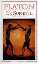 Couverture du livre « Sophiste (le) » de Platon aux éditions Flammarion