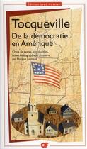 Couverture du livre « De la démocratie en Amérique » de Alexis De Tocqueville aux éditions Flammarion
