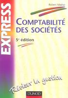 Couverture du livre « Comptabilite Des Societes ; Reviser La Gestion » de Robert Maeso aux éditions Dunod