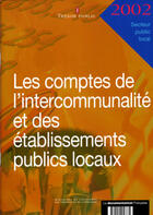 Couverture du livre « Les comptes de l'intercommunalite et des etablissements publics locaux » de  aux éditions Documentation Francaise