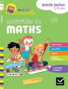 Couverture du livre « Chouette maternelle activites de maths grande section » de Doutremepuich/Delval aux éditions Hatier