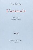 Couverture du livre « Animale » de Rachilde aux éditions Mercure De France