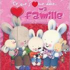 Couverture du livre « Ce que j'aime/dans ma famille » de  aux éditions Piccolia