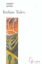 Couverture du livre « Italian tales » de Henry James aux éditions Zulma