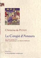 Couverture du livre « Le congié d'amours » de Christine De Pizan aux éditions Paleo