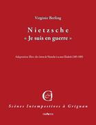 Couverture du livre « Correspondances intempestives ; Nietzsche 