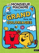 Couverture du livre « Monsieur madame-mon grand livre de coloriages » de  aux éditions Hachette Jeunesse