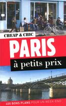 Couverture du livre « Paris à petits prix » de Sophie Senart aux éditions En Voyage