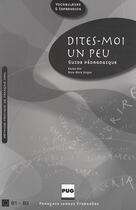 Couverture du livre « Dites moi un peu ; guide pédagogique » de Anne-Marie Hingue et Karine Ulm aux éditions Pu De Grenoble