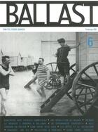 Couverture du livre « Revue ballast n6 » de  aux éditions Aden Belgique