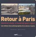 Couverture du livre « Retour a paris » de Quesnay/Frizot aux éditions Parigramme