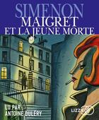 Couverture du livre « Maigret et la jeune morte » de Georges Simenon aux éditions Lizzie