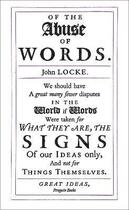 Couverture du livre « Of The Abuse Of Words » de John Locke aux éditions Adult Pbs