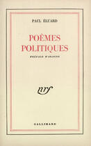 Couverture du livre « Poemes politiques » de Paul Eluard aux éditions Gallimard (patrimoine Numerise)