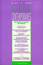 Couverture du livre « SOCIETES CONTEMPORAINES n.37 : religions et laïcité en Europe » de Societes Contemporaines aux éditions Editions L'harmattan