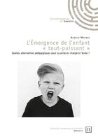 Couverture du livre « L'émergence de l'enfant 