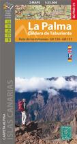 Couverture du livre « La palma - caldera de taburiente ruta de los volcanes gr130 gr131 » de  aux éditions Alpina