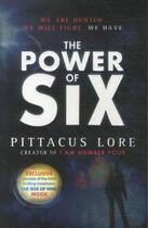 Couverture du livre « The power of six » de Pittacus Lore aux éditions Children Pbs