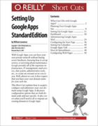 Couverture du livre « Setting Up Google Apps Standard Edition » de William Lawrence aux éditions O'reilly Media