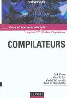 Couverture du livre « Compilateurs » de Grune/Bal aux éditions Dunod