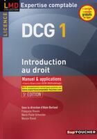 Couverture du livre « DCG 1 introduction au droit (5e édition) » de Francoise Rouaix aux éditions Foucher