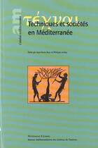 Couverture du livre « Techniques Et Societes En Mediterranee » de Brun/Jockey aux éditions Maisonneuve Larose