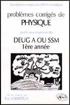 Couverture du livre « Physique deug a ou ssm (1re annee) 1992-1993 » de Eric Fabritius aux éditions Ellipses