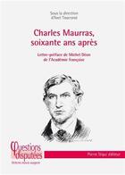 Couverture du livre « Maurras, 60 Ans Apres » de  aux éditions Tequi