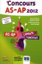 Couverture du livre « Concours AS- AP 2012 » de Christine Beloeil et Anne Panaget aux éditions Lamarre