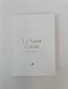 Couverture du livre « Saint coran - bilingue (arabe,francais) - moyen (14x20) - blanc - arc en ciel » de Revelation aux éditions Albouraq